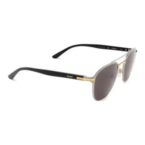 Cartier Металл Aviator Солнцезащитные очки Унисекс Черный