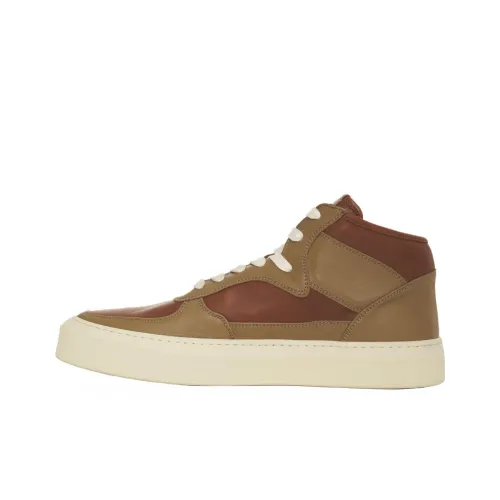 RHUDE Скейтборд Кроссовки High Топ Коричневые Мужские