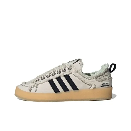 Песня для глухих совместный бренд x Adidas Originals Campus 80S Slip Resistant Abrasion Resistant Низкий Топ Повседневная обувь Унисекс Белый