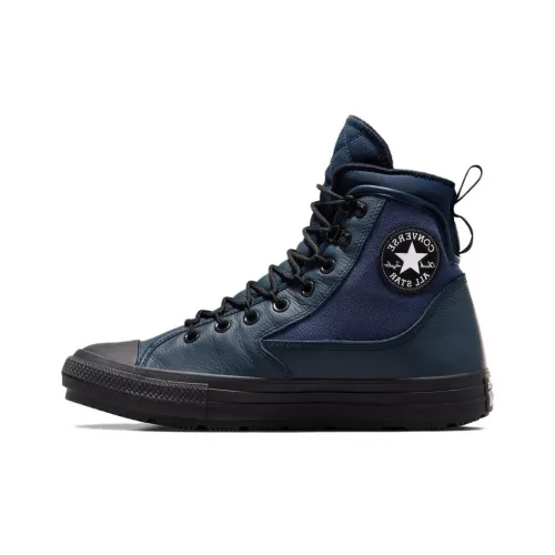 Converse Chuck Taylor All Star Устойчивость к истиранию Покрытие Амортизация Высокие Кеды Женские Синий