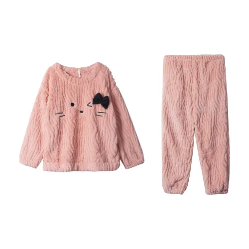 Dorame Оранжево-розовый Женские Пижамные Комплекты