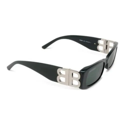 Balenciaga Ацетат Нерегулярная форма Солнцезащитные очки Мужской Зеленый