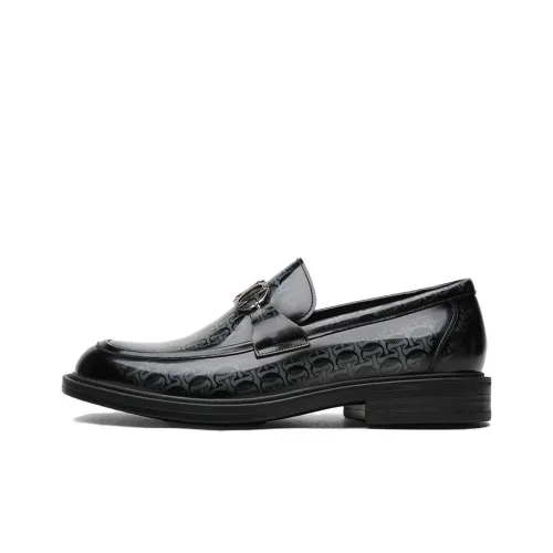 CROWN Лоферы Low Top Черные Мужские