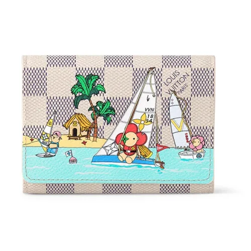 LOUIS VUITTON Rosalie Покрытый холст Монетница Женская Многоцветная