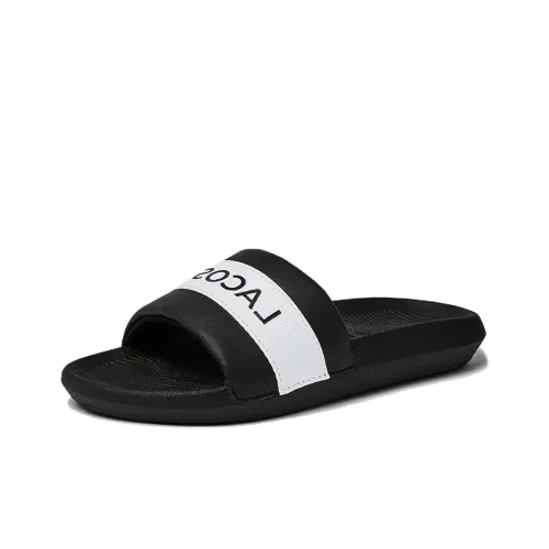 LACOSTE Слипоны Черный/Белый Женские