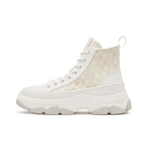 Champion Campus High Top Sneakers Женские Бежевые