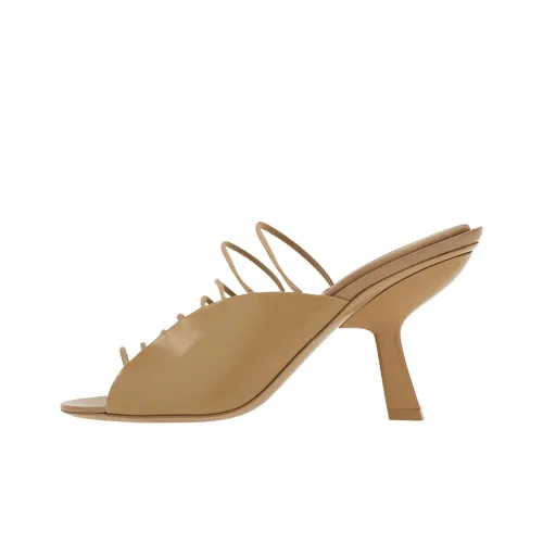 Ferragamo Слипоны Женские Бежевые