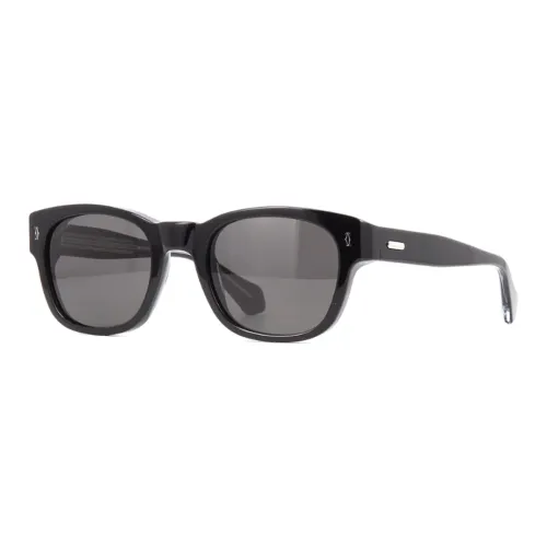 Cartier Ацетат Нерегулярной Формы Солнцезащитные Очки Мужские Черные