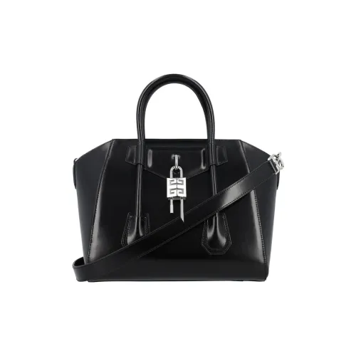 GIVENCHY Кожа Тоут Сумка Сумка для покупок Сумка Маленькая Женская Черная