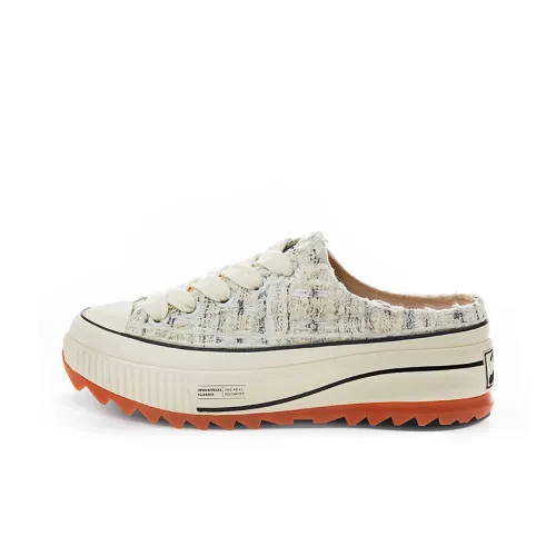 Excelsior Low-Top Canvas Shoes, White, Women's