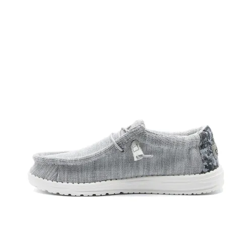 Heydude Мужские повседневные туфли Low Top Серые Мужские