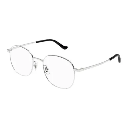 GUCCI Ацетат Нерегулярная форма Оправа для очков Мужская Серебряная