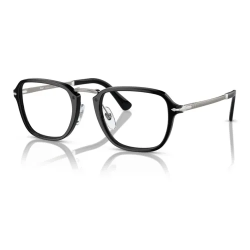 PERSOL Металл Ацетат Нерегулярная форма Оправы для очков Мужской Серебряный