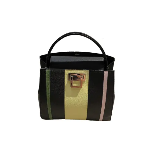 Valextra Brera с рельефной телячьей кожей сумка через плечо маленькая сумка женский черный и желтый