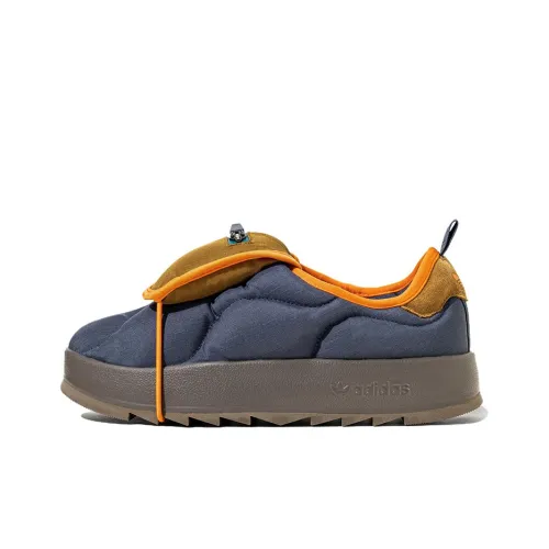 Adidas Originals Puffylette Повседневный Низкий Топ Темно-синий/Коричневый Унисекс
