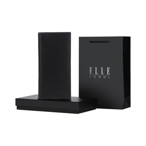 ELLE HOMME Кошелек из коровьей кожи стандартный унисекс однотонный