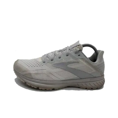 Brooks ANTHEM 5 Амортизация Дышащий Легкий Низкий Топ Беговые кроссовки Женские Серый Белый