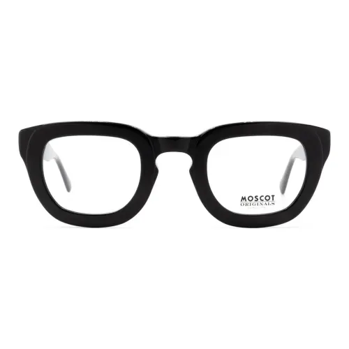 MOSCOT Ацетат Круглые Оправы для Очков Женские Черные