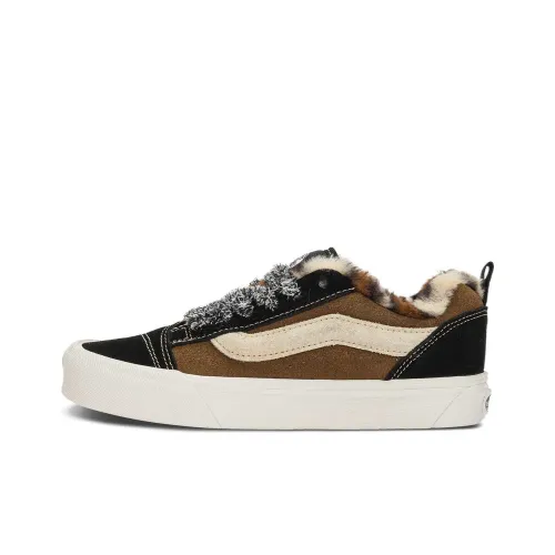 Vans Knu Skool Скейтборд Кроссовки Низкие Черные/Коричневые Унисекс