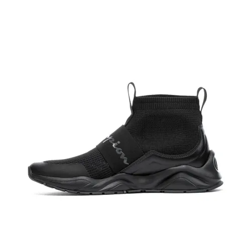 Champion Амортизация Легкий MID Топ Повседневная обувь Мужской Черный