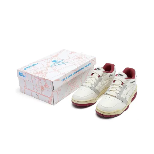 BADMARKET x Asics Гель Fuse OG Low Топ Кэжуал Унисекс Белый Красный