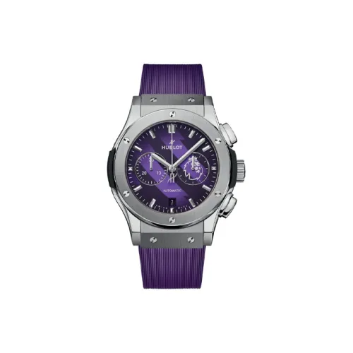 HUBLOT Автоматический Механический Механизм Мужские Классические Фьюжн Часы 42 мм Фиолетовые