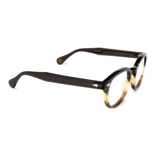 MOSCOT Ацетат Круглые Оправы для Очков Мужские Серый Коричневый