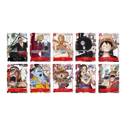BANDAI One Piece OPCG 25th Anniversary Карточный Набор IP Аниме Карточки 10 шт Коробка