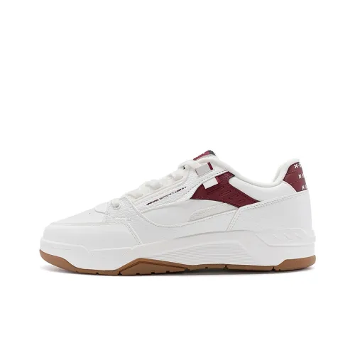 XTEP Новый Свечение Низкие Кроссовки для Скейтбординга Мужские Deep Бордовый