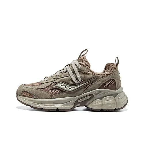 Saucony 2K CAVALRY Беговые кроссовки Низкий топ Кофейный Коричневый Унисекс