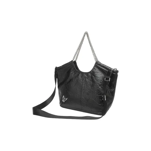 NOMK Коровья кожа Тоут Сумка Сумка для покупок Сумка на плечо Сумка Сумка через плечо Сумка через плечо Женская Черная Кофейная Хаки