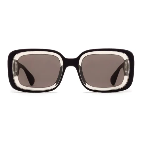 MYKITA Ацетат Прямоугольные Солнцезащитные очки Мужские Черные