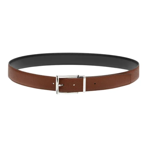 Ferragamo Ремни из коровьей кожи Мужской Коричневый Ширина 3,5 см