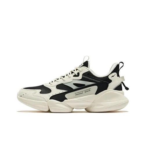 Erke Устойчивые к истиранию амортизаторы Low Top Casual Мужской Черный