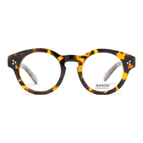 MOSCOT Ацетат Круглые Оправы для Очков Унисекс Черный Желтый