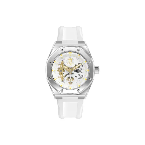 FIDO DIDO Lucky Seven Youth Collection Кварцевый механизм Силиконовый ремешок Часы Унисекс Белый циферблат