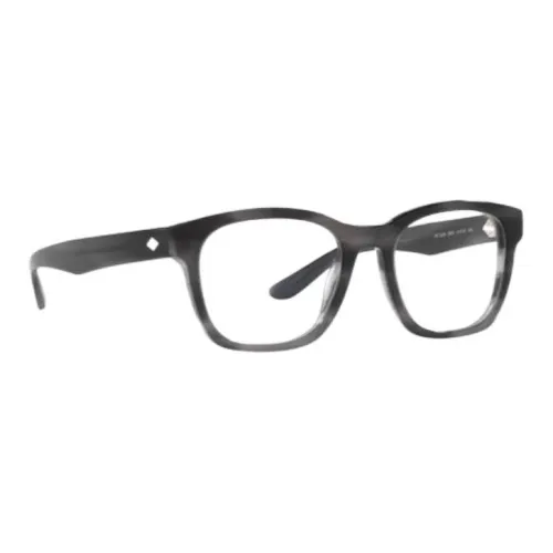 GIORGIO ARMANI Ацетатные оправы для очков нерегулярная форма мужские черные