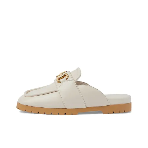 GUCCI Застежка Horsebit Резиновая подошва Домашние тапочки Женские Белые