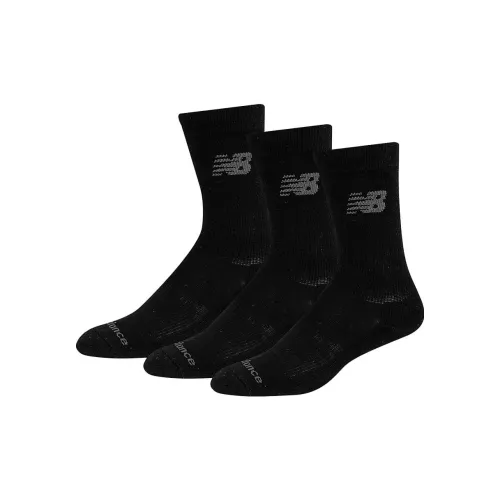 New Balance Черные Мужские Носки до икры MID