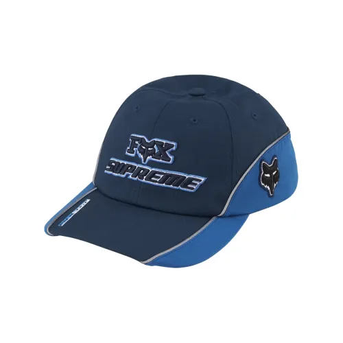 Supreme Хлопковые кепки унисекс синие