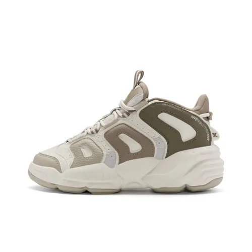 XTEP Износостойкий и Легкий MID Топ Скейтборд Кроссовки Мужские Глина Медово-чайный Коричневый