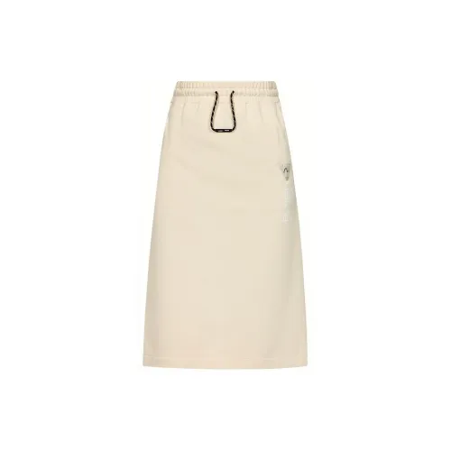 EVISU Повседневный длинный юбка женский цвет костяной белый