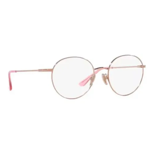 VOGUE Металл Круглые Оправы для очков Женские Золото Розовый