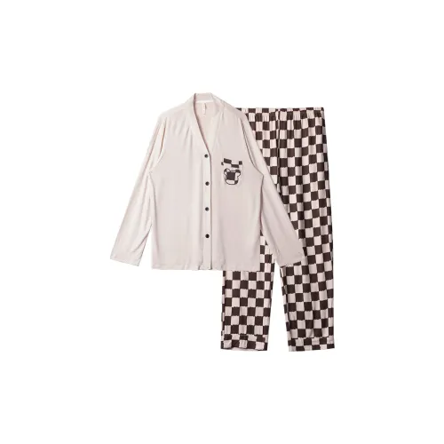 Dorame Абрикос Женские Пижамные Комплекты