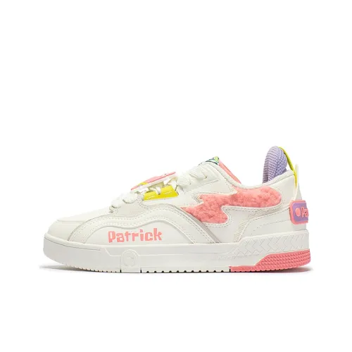 361° Life Collection Патрик Стар Низкие Кроссовки для Скейтбординга Женские Неоновый Светло-Коралловый