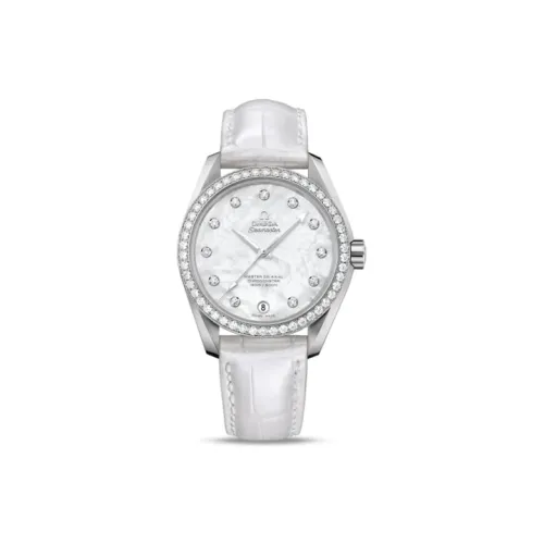 OMEGA Автоматический Механический Movement Женские AQUA TERRA 150 метров Часы 38 мм Белый