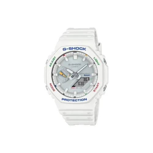 CASIO Солнечный Кварцевый Movement Унисекс Liquid Crystal/Analog Dual Display Series Часы 48,5mm*45,4mm*11,9mm Серебряные