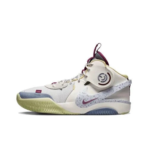 Nike Air Deldon Винтажные баскетбольные кроссовки MID Топ Белый Серый Желтый Унисекс