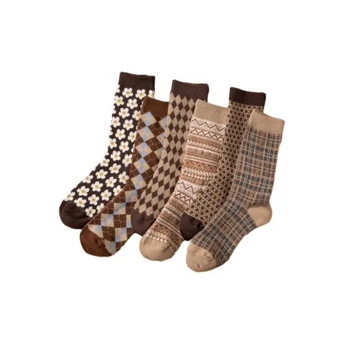 YUZHAOLIN Носки Crew Женские упаковка из 6 пар