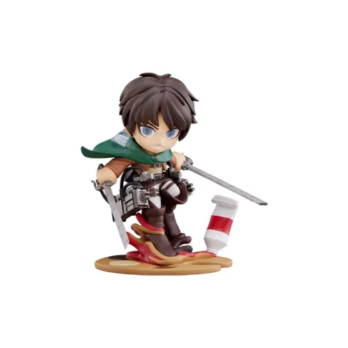 BUSHIROAD PalVerse Пале Атака Титанов Эрен Йегер и Леви Акерман Чиби Фигурки 11 см